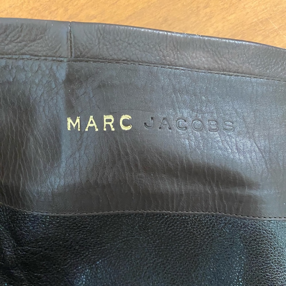 Rare Vintage Marc Jacobs Round Toe Boots SZ 7 - Picture 7 of 13